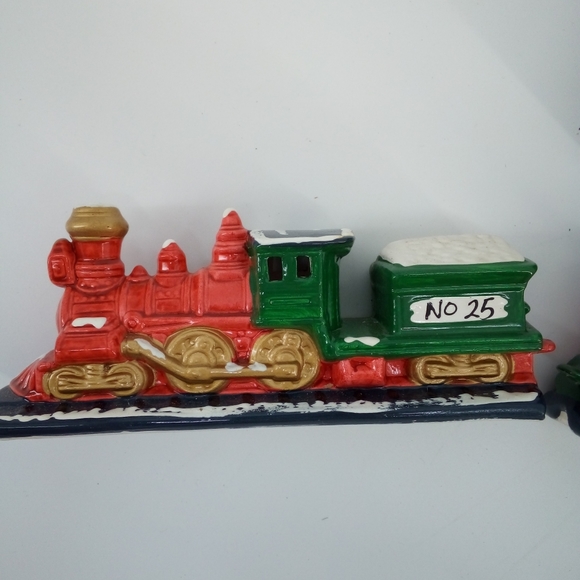 Vintage Seymour Mann Merry Christmas Light Up Train Set Made in Taiwan - Picture 3 of 16